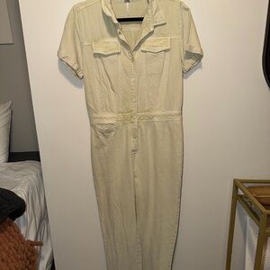 YFB Cream Jumpsuit